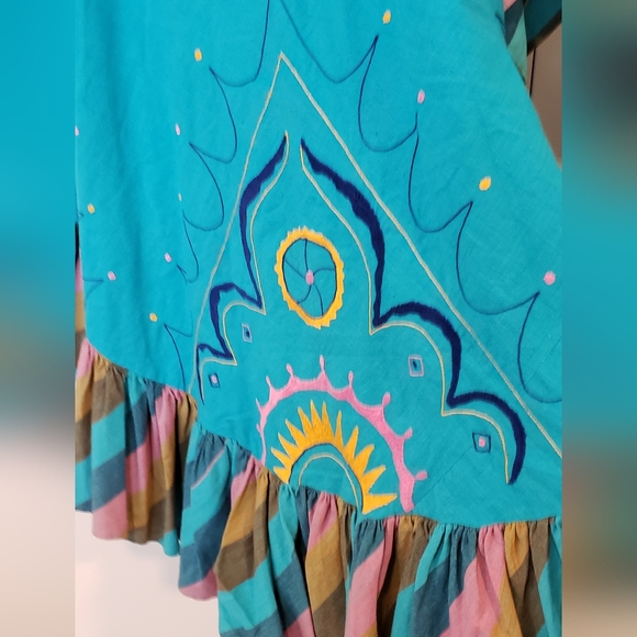 Vintage Kaftan Dress Josefa 1970s 1960s - Picture 6 of 7